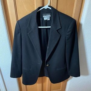 Women’s Vintage Sag Harbour Black Blazer Jacket Size Petite 6